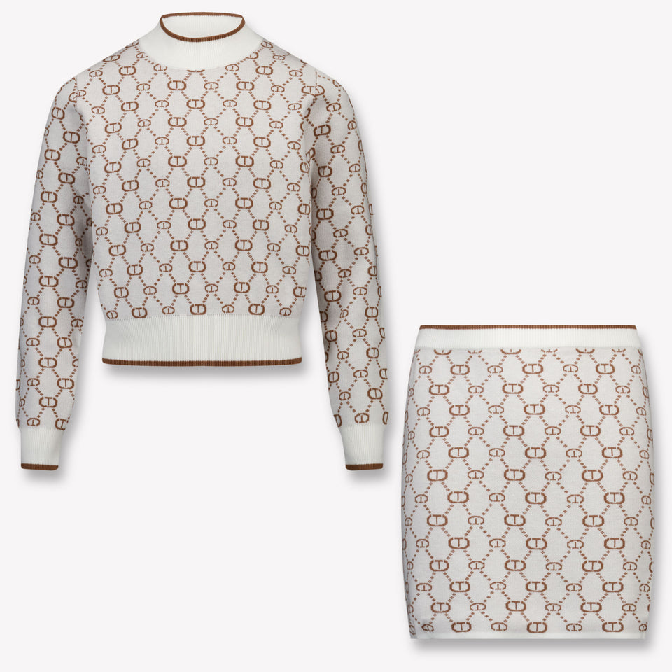 Bambini gemelli Ragazze Immettere Beige