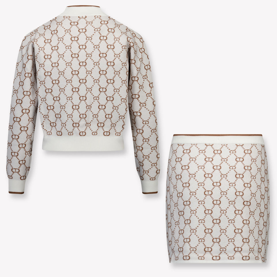 Bambini gemelli Ragazze Immettere Beige