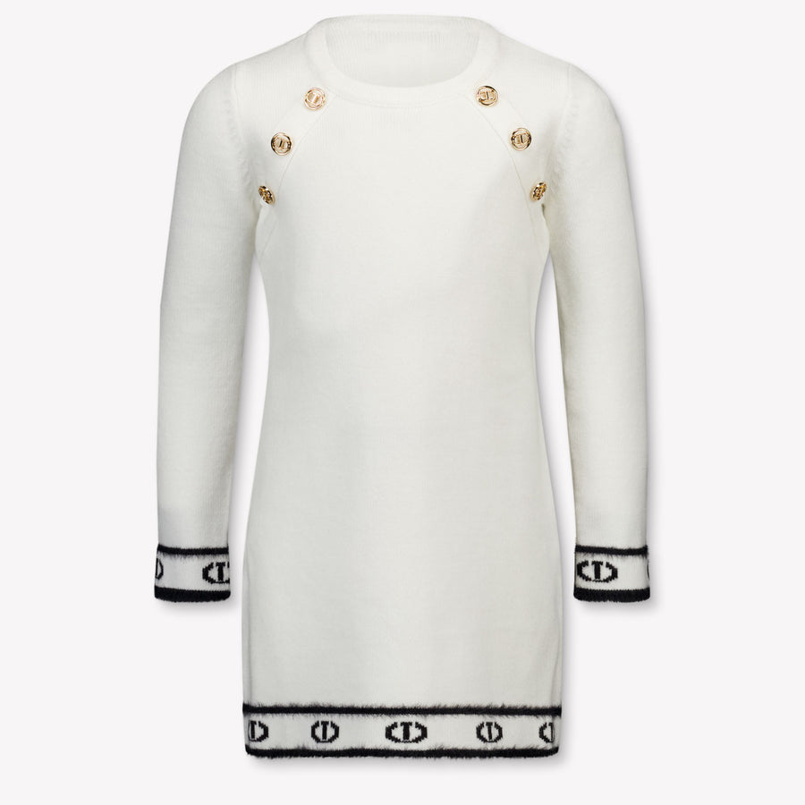 Twset Kids Girls Dress Offwhite