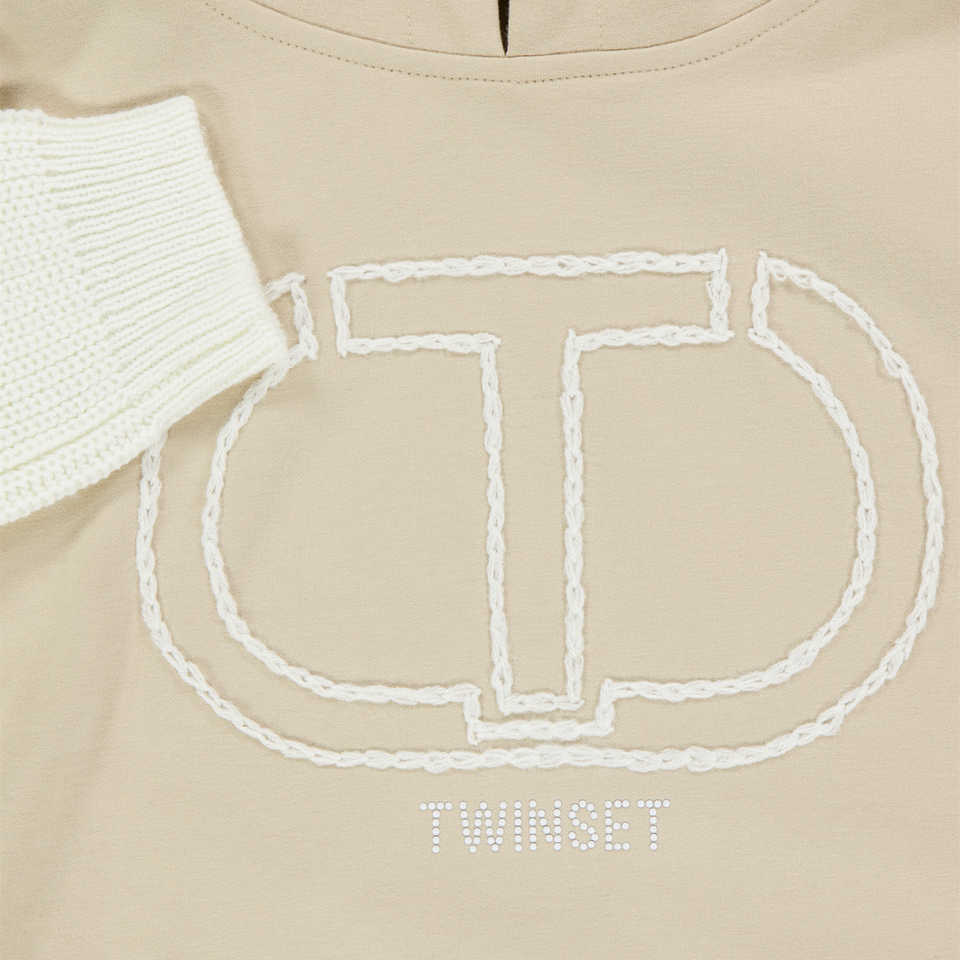 Niños de Twinset Chicas Suéter en Beige