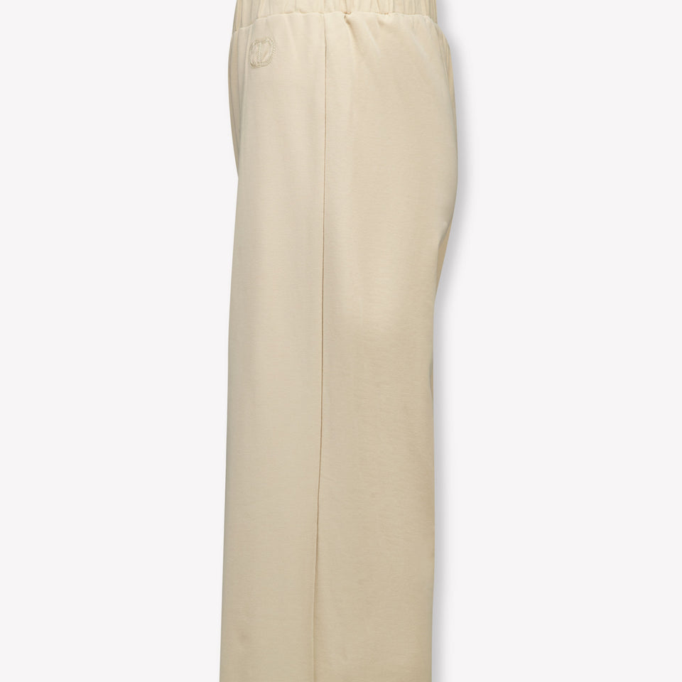 Enfants en jumeaux Filles Pantalon Beige