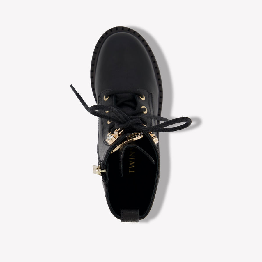 Twin -Set Kinder Mädchen Stiefel in Schwarz