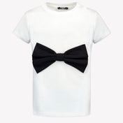 Balmain Enfant Filles T-shirt Blanc