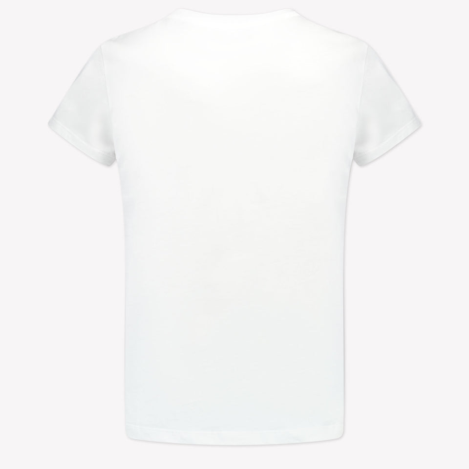 Balmain Enfant Filles T-shirt Blanc