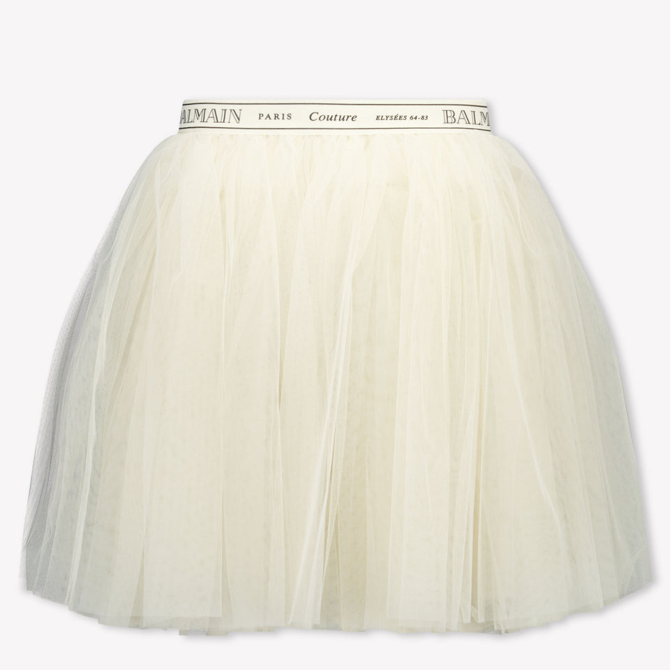 Balmain Niño Chicas Falda Beige claro
