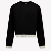 Balmain Niño Chicas Suéter en Negro