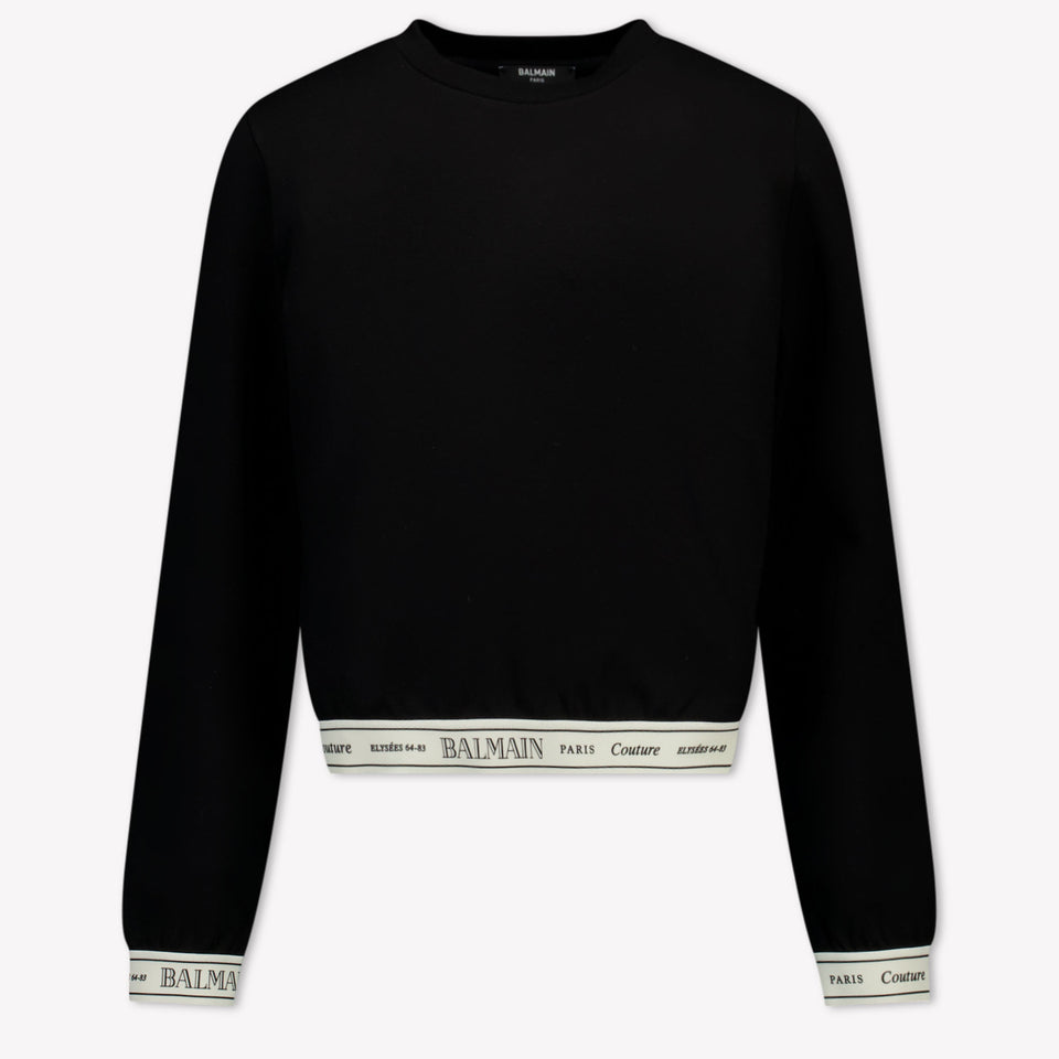 Balmain Niño Chicas Suéter en Negro