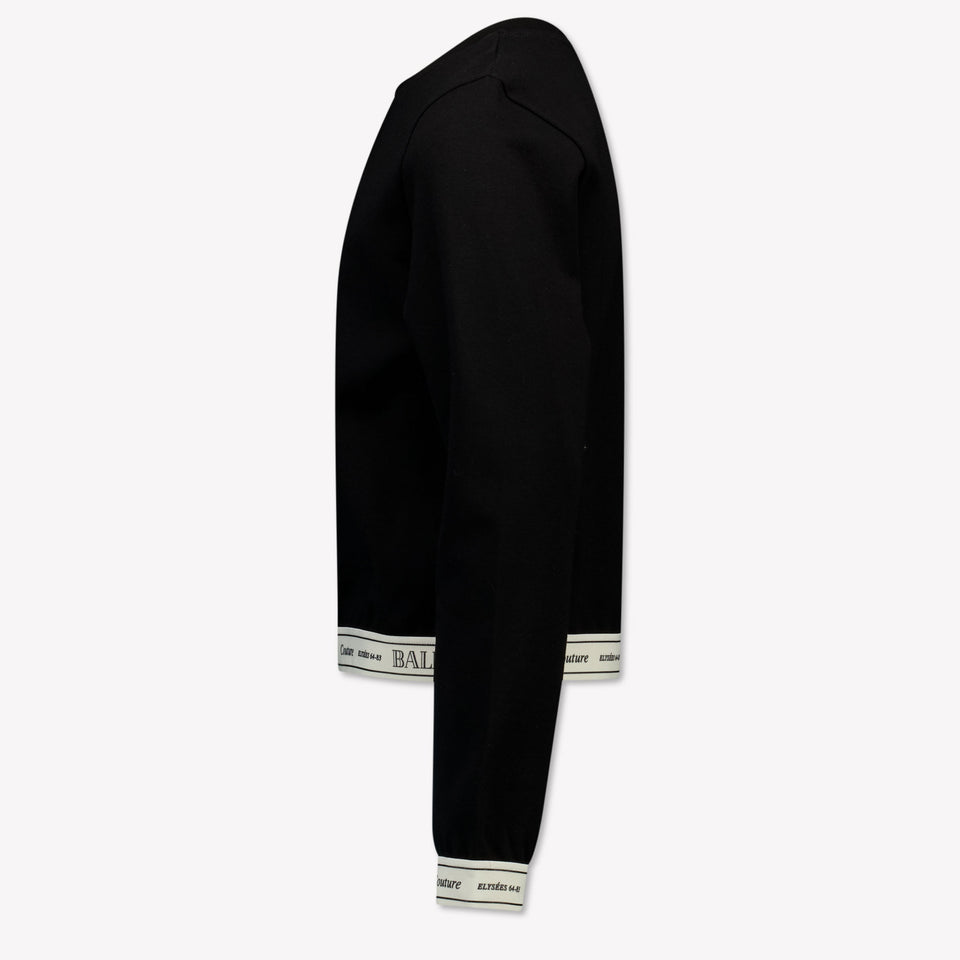 Balmain Niño Chicas Suéter en Negro