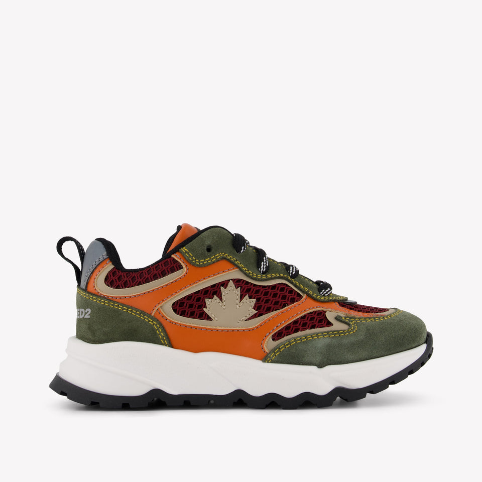 Dsquared2 Unisex Zapatillas Verde Oscuro