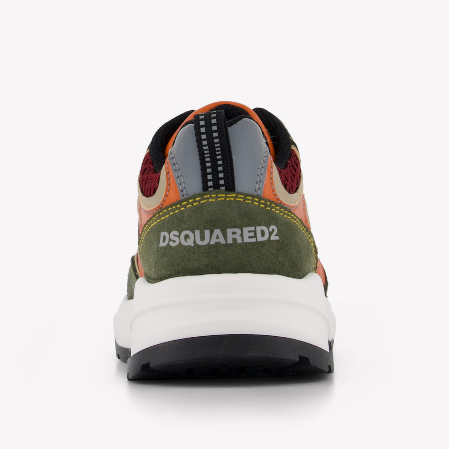 Dsquared2 Unisexe Baskets Vert Foncé