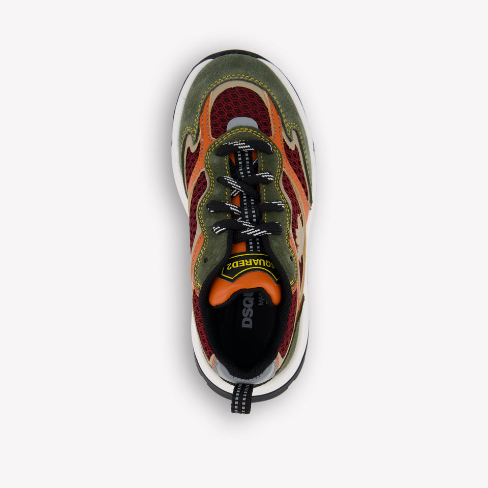 Dsquared2 Unisex Zapatillas Verde Oscuro