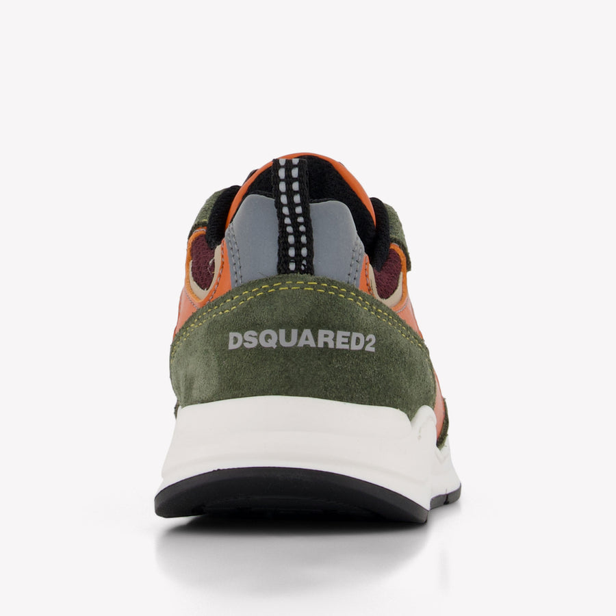 Dsquared2 Unisex Sneakers In Donker Groen