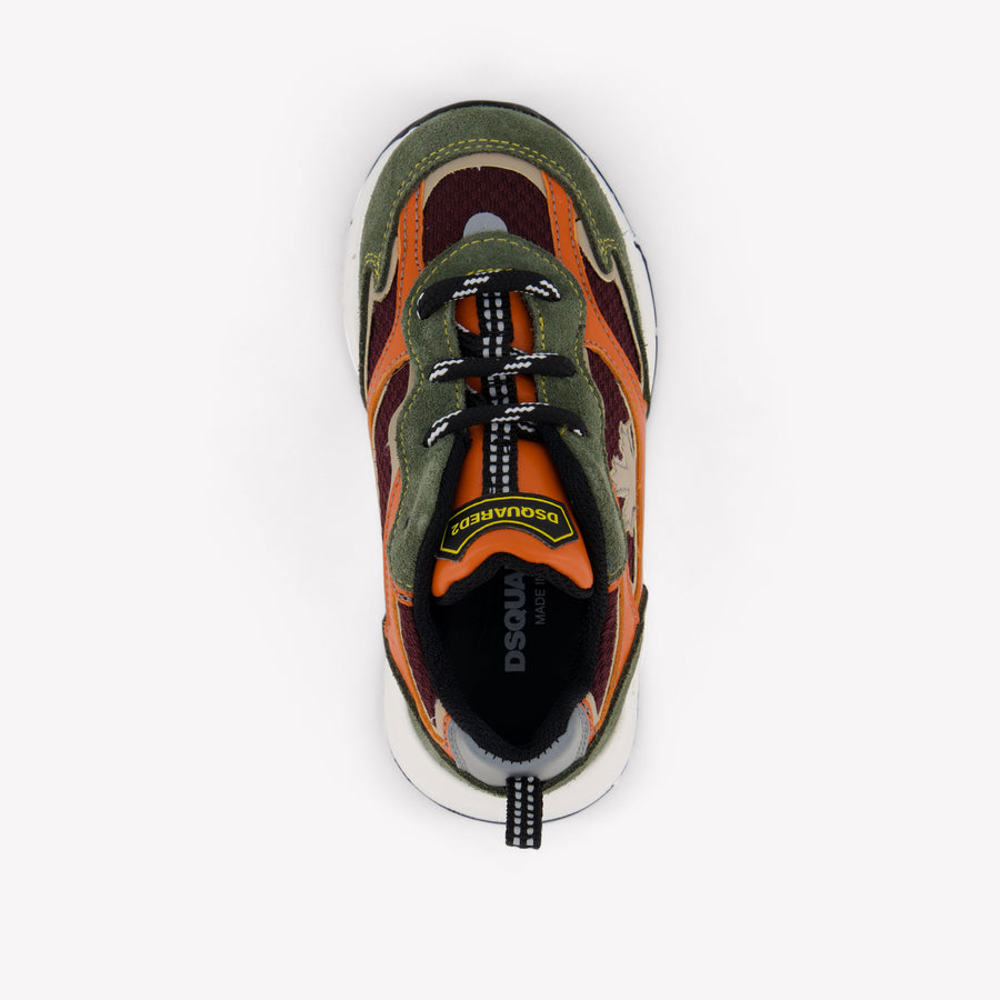 Dsquared2 Unisex Sneakers In Donker Groen