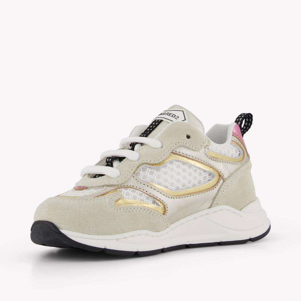 Dsquared2 Unisex Zapatillas Oro