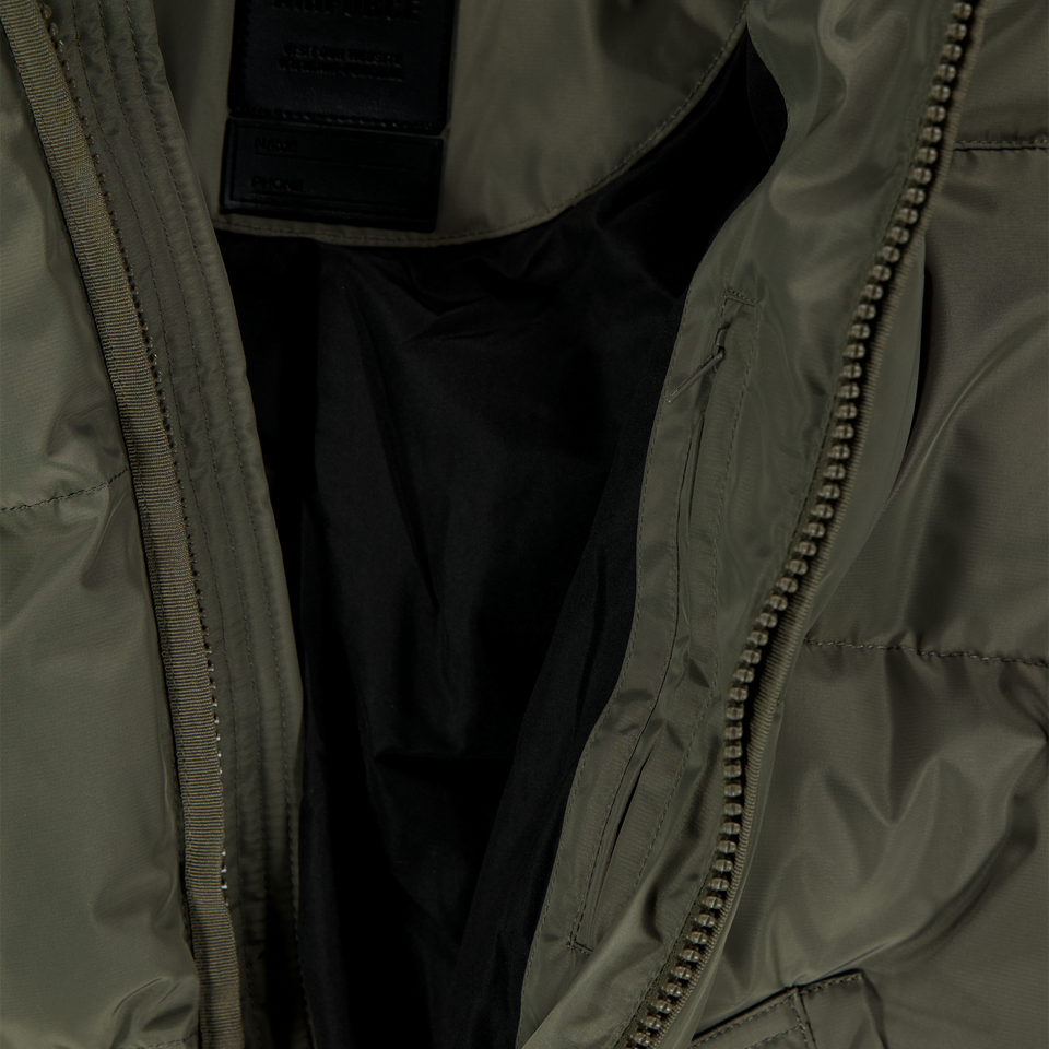 Airforce Niño Chicas Chaqueta de invierno Topo