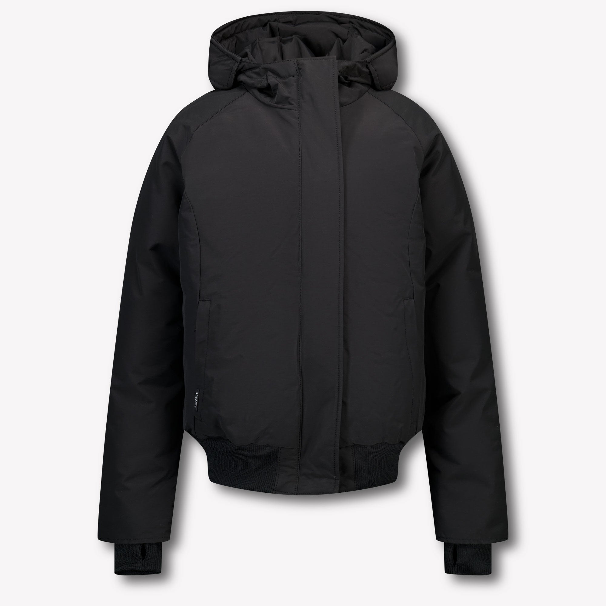 Airforce Niño Chicas Chaqueta de invierno Negro