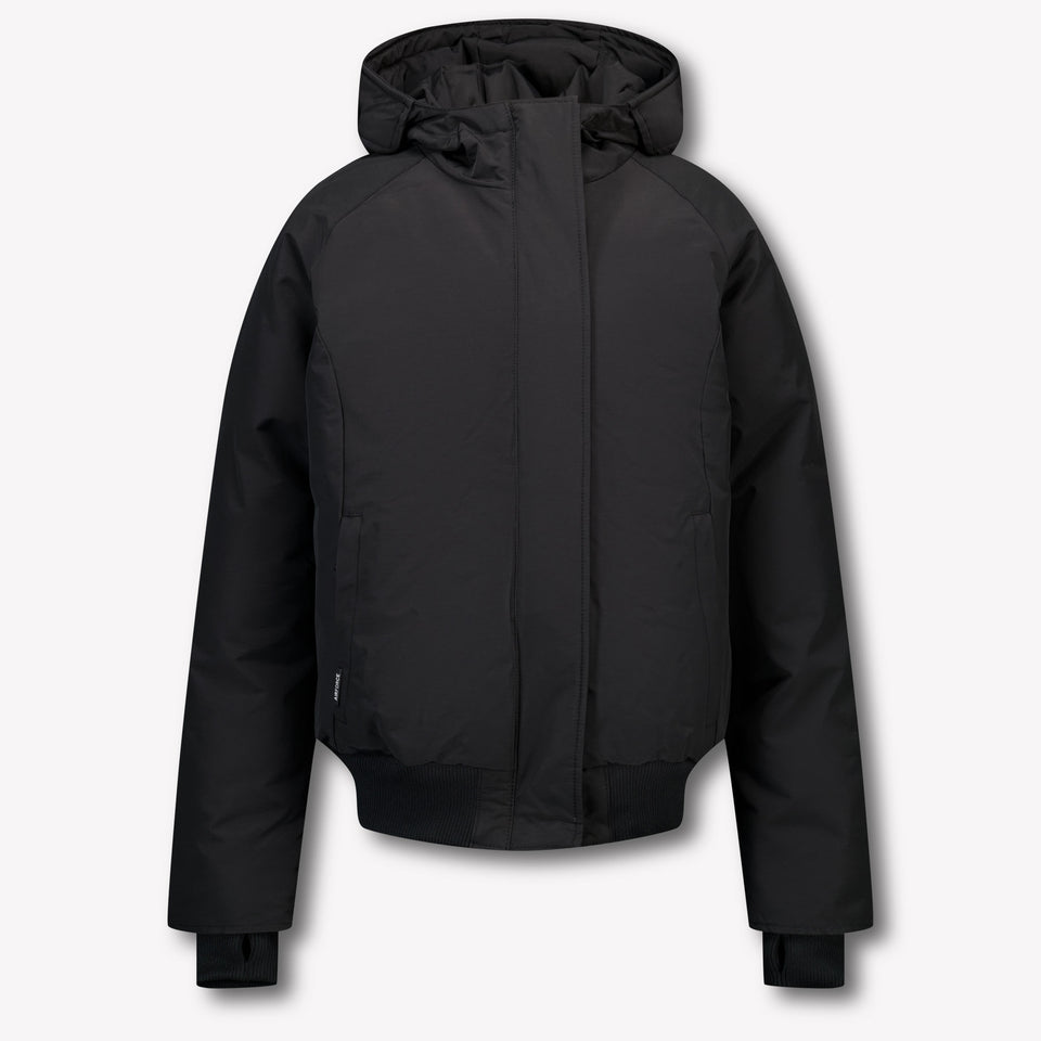 Airforce Niño Chicas Chaqueta de invierno Negro
