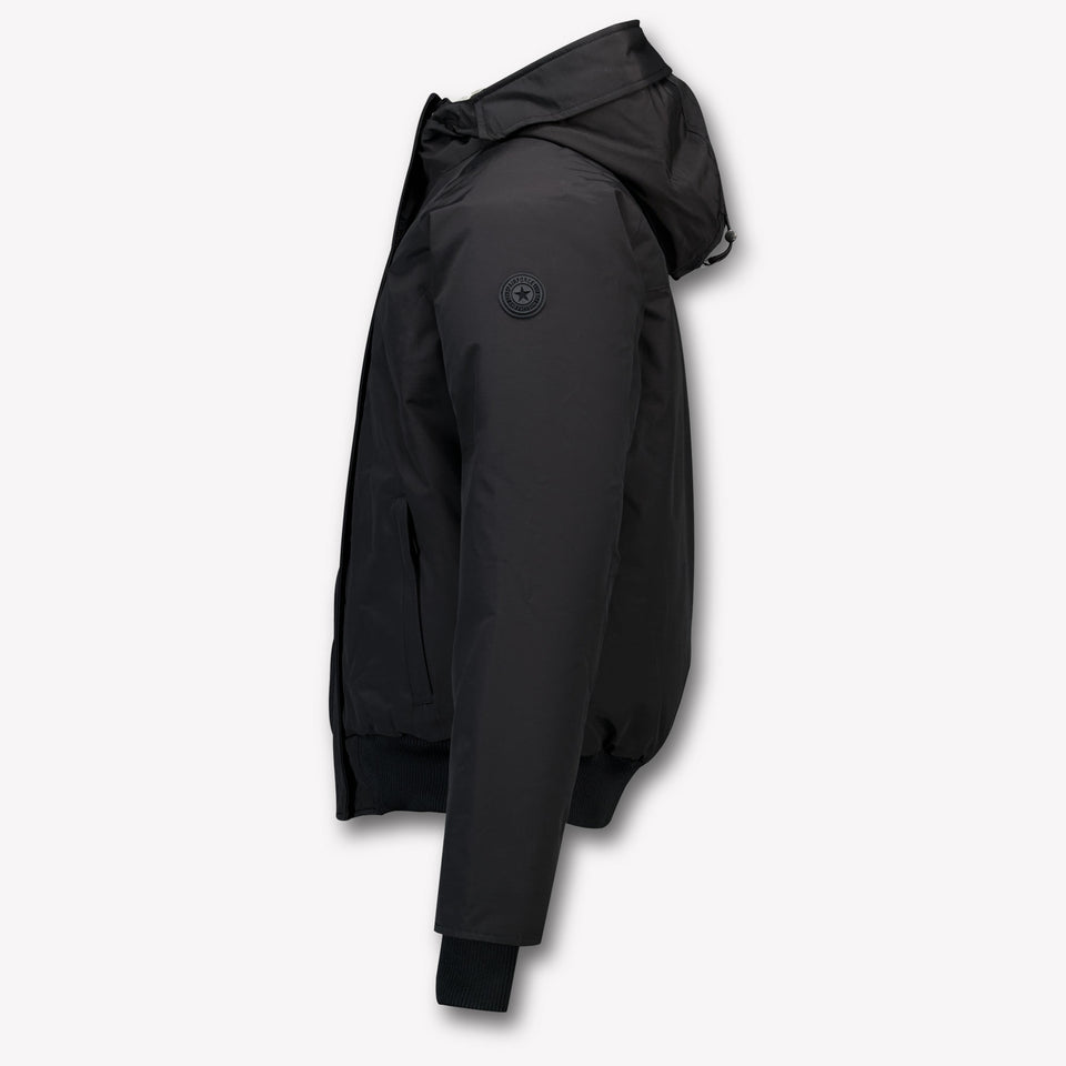 Airforce Niño Chicas Chaqueta de invierno Negro