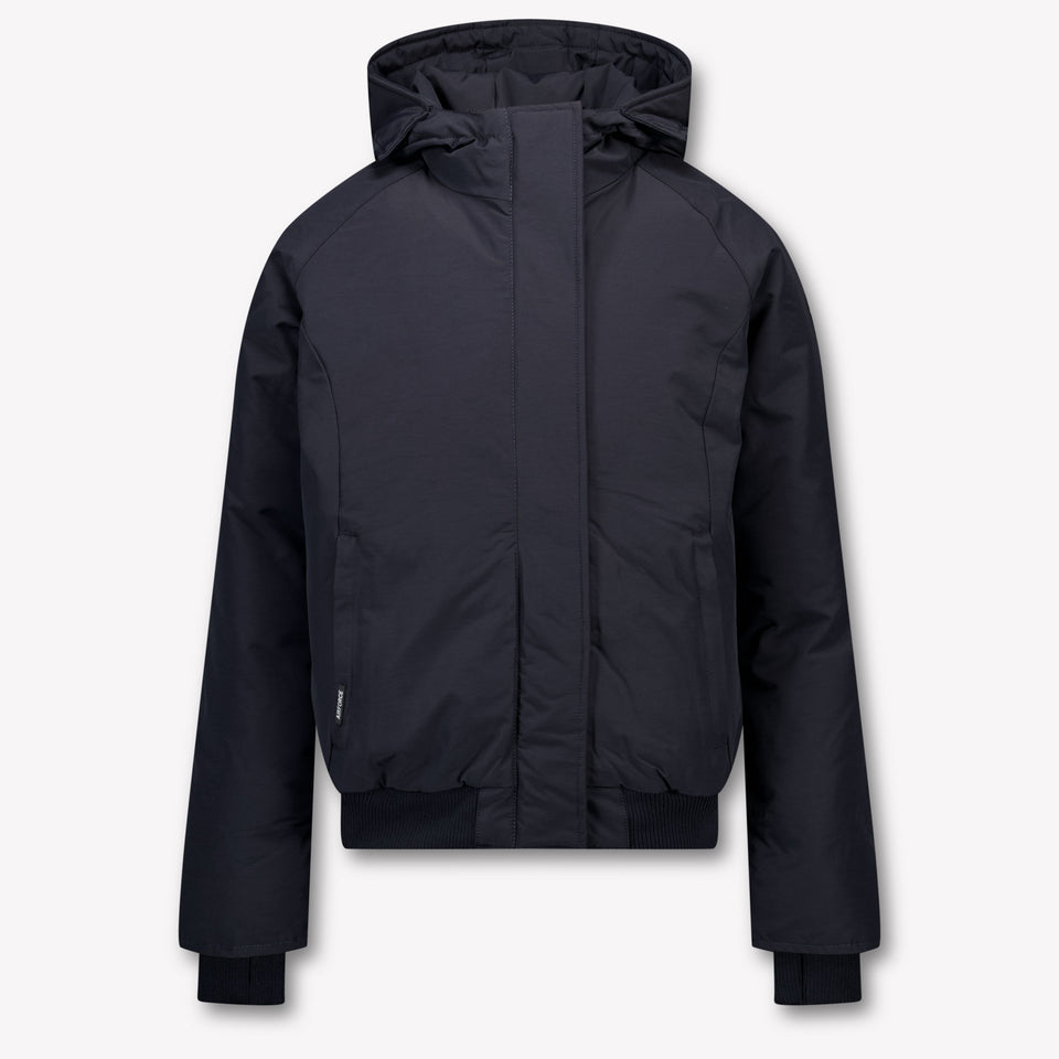 Airforce Niño Chicas Chaqueta de invierno Navy
