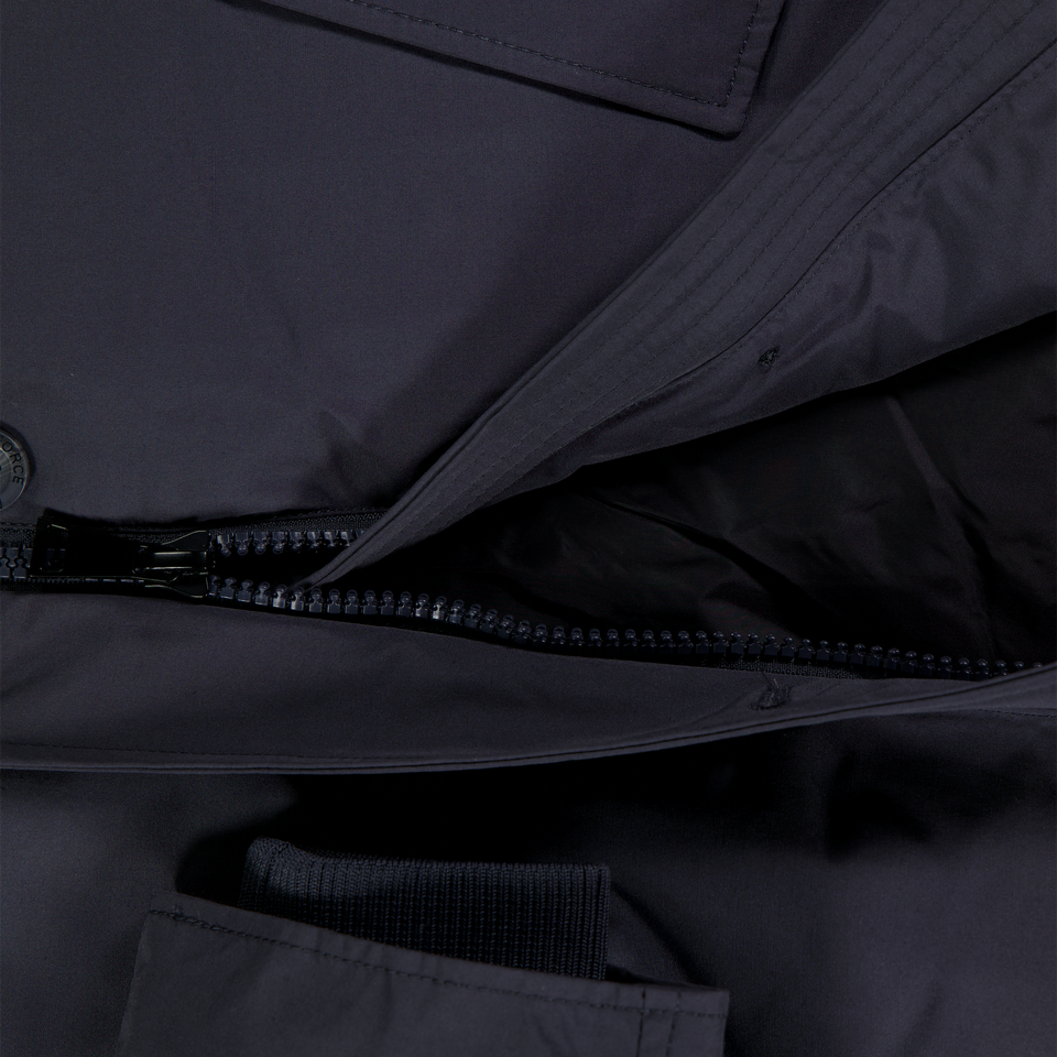 Airforce Niño Chicos Chaqueta de invierno Gris Oscuro