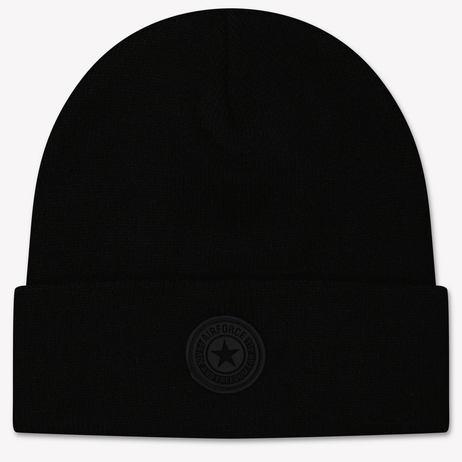 Airforce Boys Beanie in Black