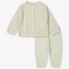 Tarte Et Chocolat Baby Unisex Playsuit  Offwhite