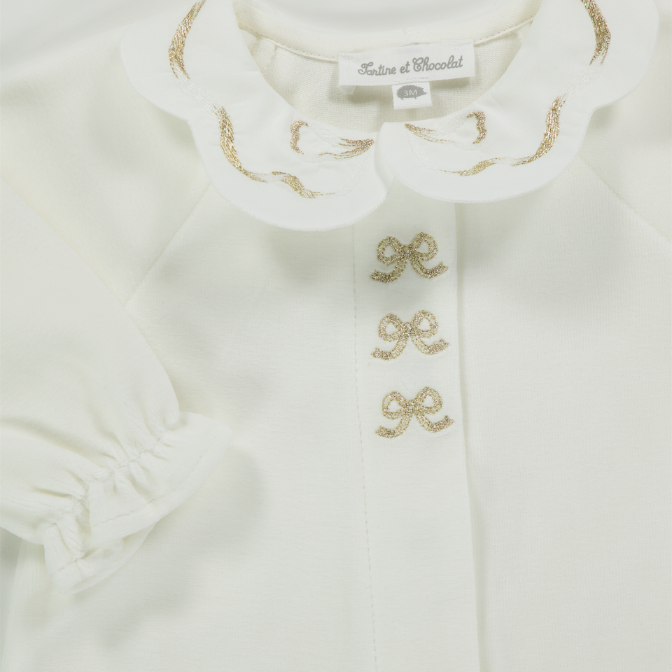 Tartine et Chocolat baby Ragazze Tuta in scatola Bianco