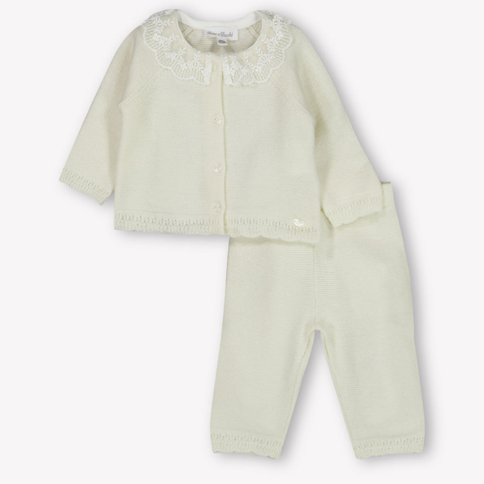 Tartine et Chocolat baby Ragazze Tuta in scatola Off White