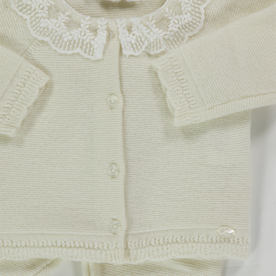 Tartine et Chocolat baby Ragazze Tuta in scatola Off White