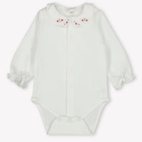 Tartine et chocolaat bébé Filles Romper en blanc