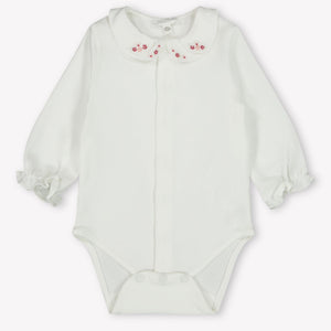 Tartine et chocolaat bébé Filles Romper en blanc