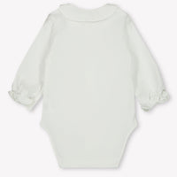Tartine et chocolaat bébé Filles Romper en blanc