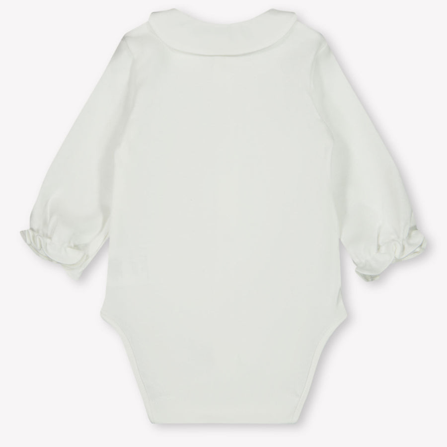 Tartine et chocolaat bébé Filles Romper en blanc