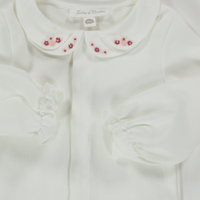 Tartine et chocolaat bébé Filles Romper en blanc