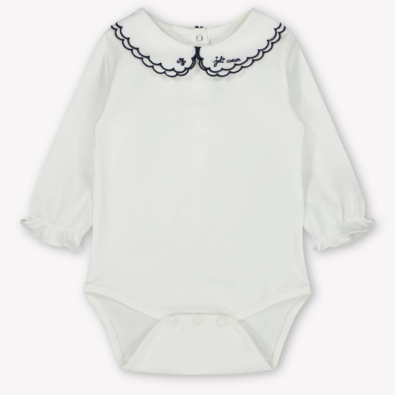 Tartine et chocolaat bébé Filles Romper en blanc
