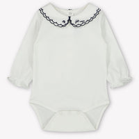 Tartine et chocolaat bébé Filles Romper en blanc