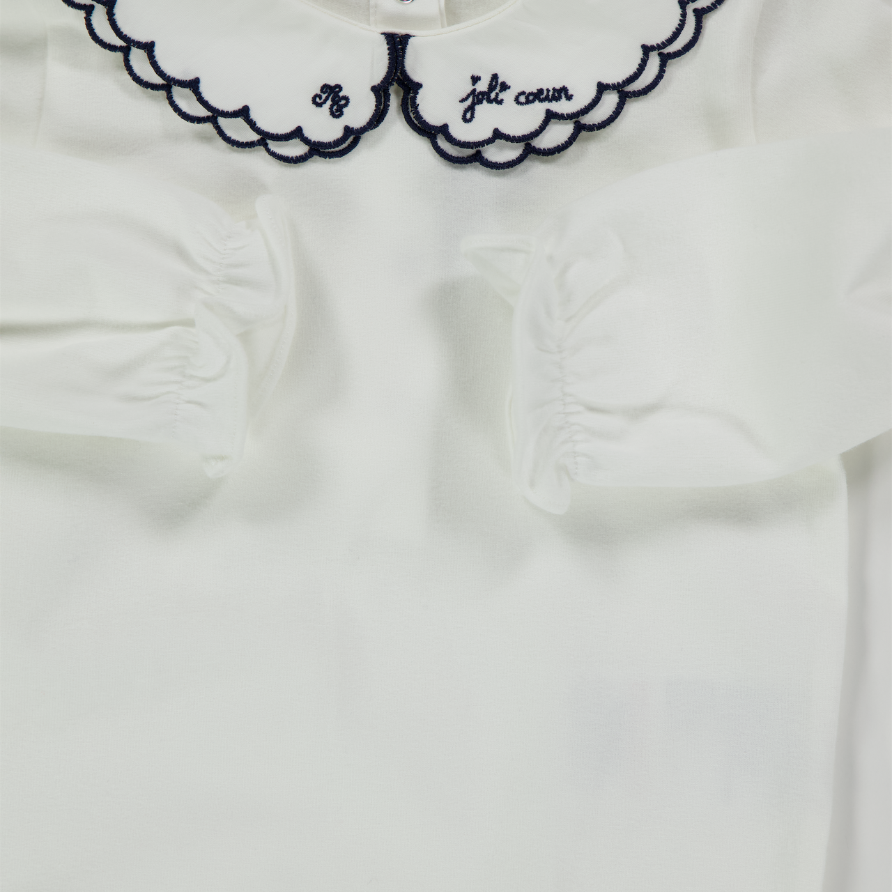Tartine et chocolaat bébé Filles Romper en blanc