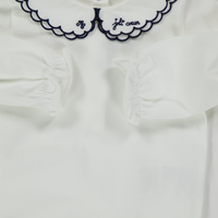 Tartine et chocolaat bébé Filles Romper en blanc