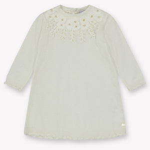 Tarte Et Chocolat Baby Girls Dress Offwhite