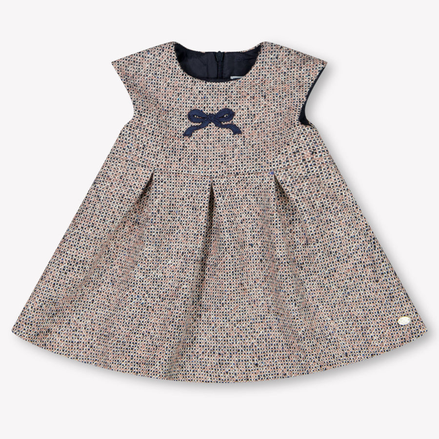 Tartine et Chocolat Baby Meisjes Jurk In Licht Roze
