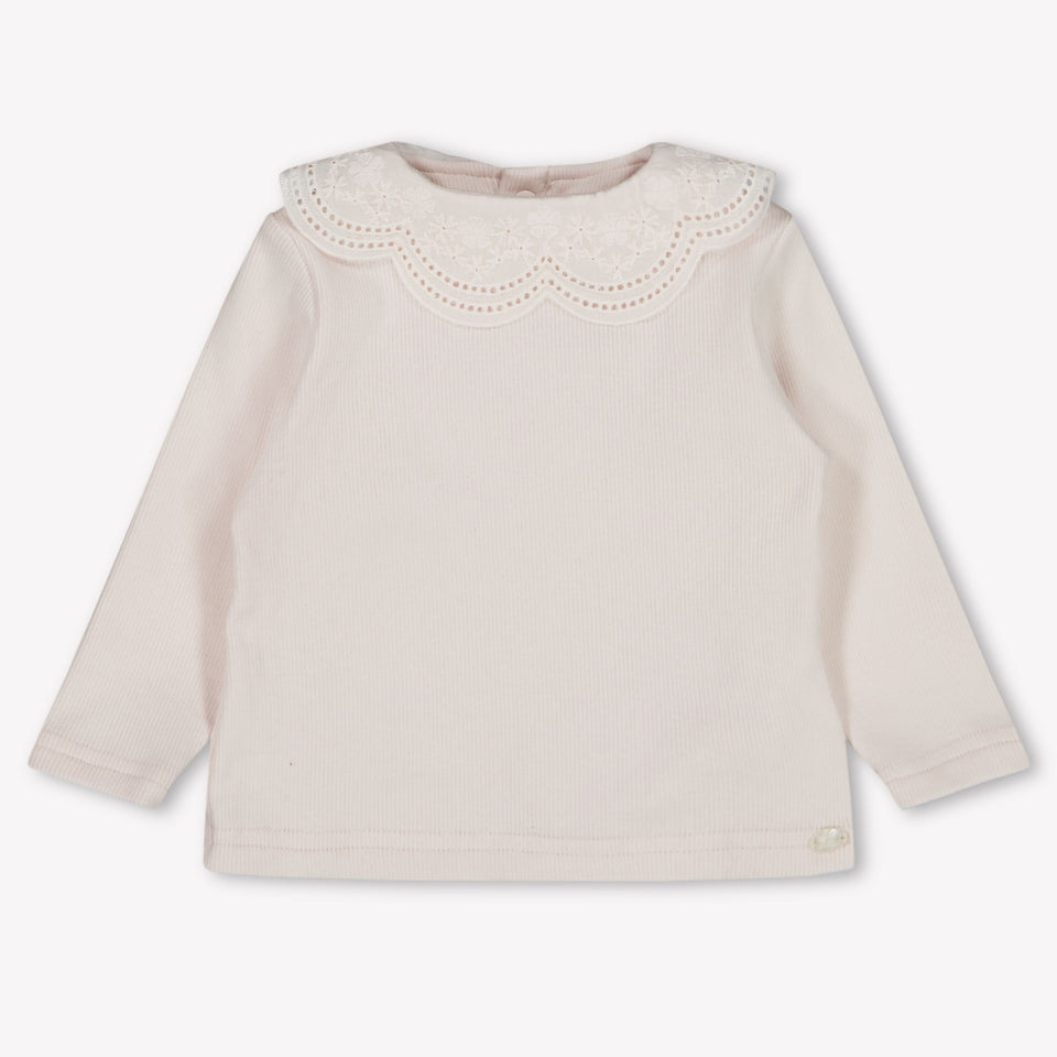 Tarte Et Chocolat Baby Girls T-Shirt  Light Pink