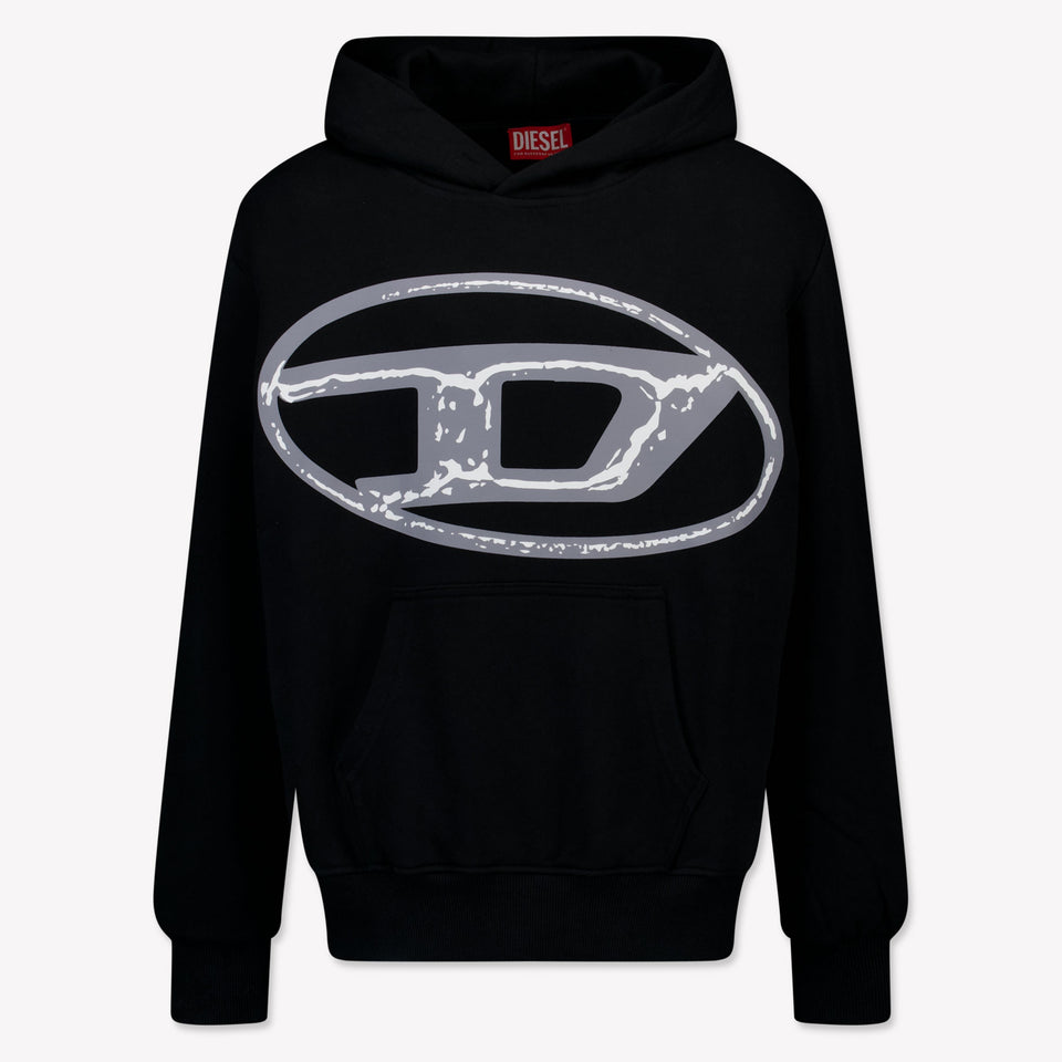 Diesel Enfant Garçons Pull Noir