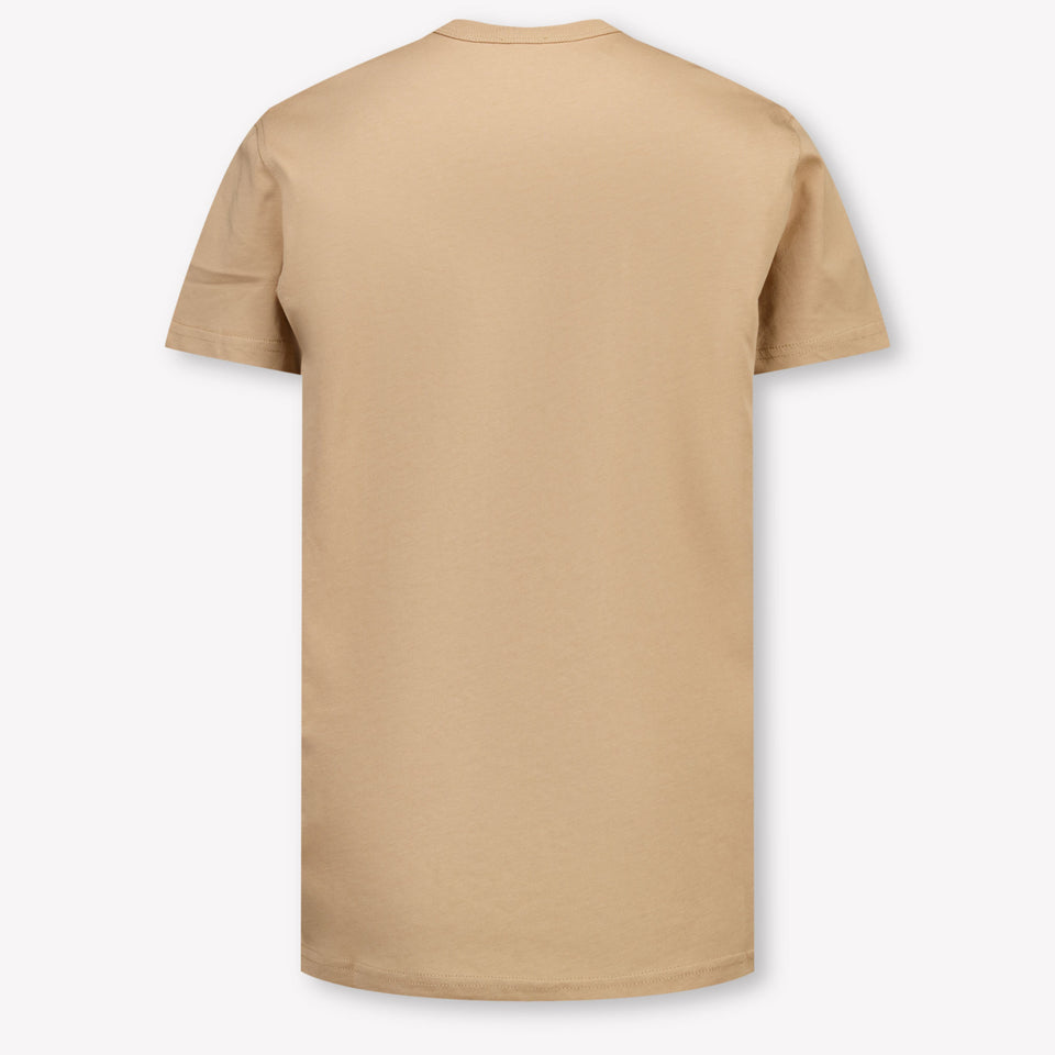 Diesel Kids Boys  T-Shirt Beige