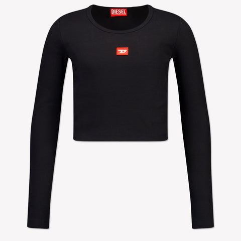 Diesel Kids Girls  T-Shirt Black