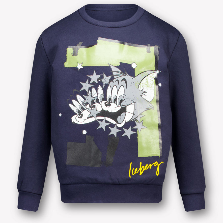 Iceberg Enfant Garçons Pull Navy