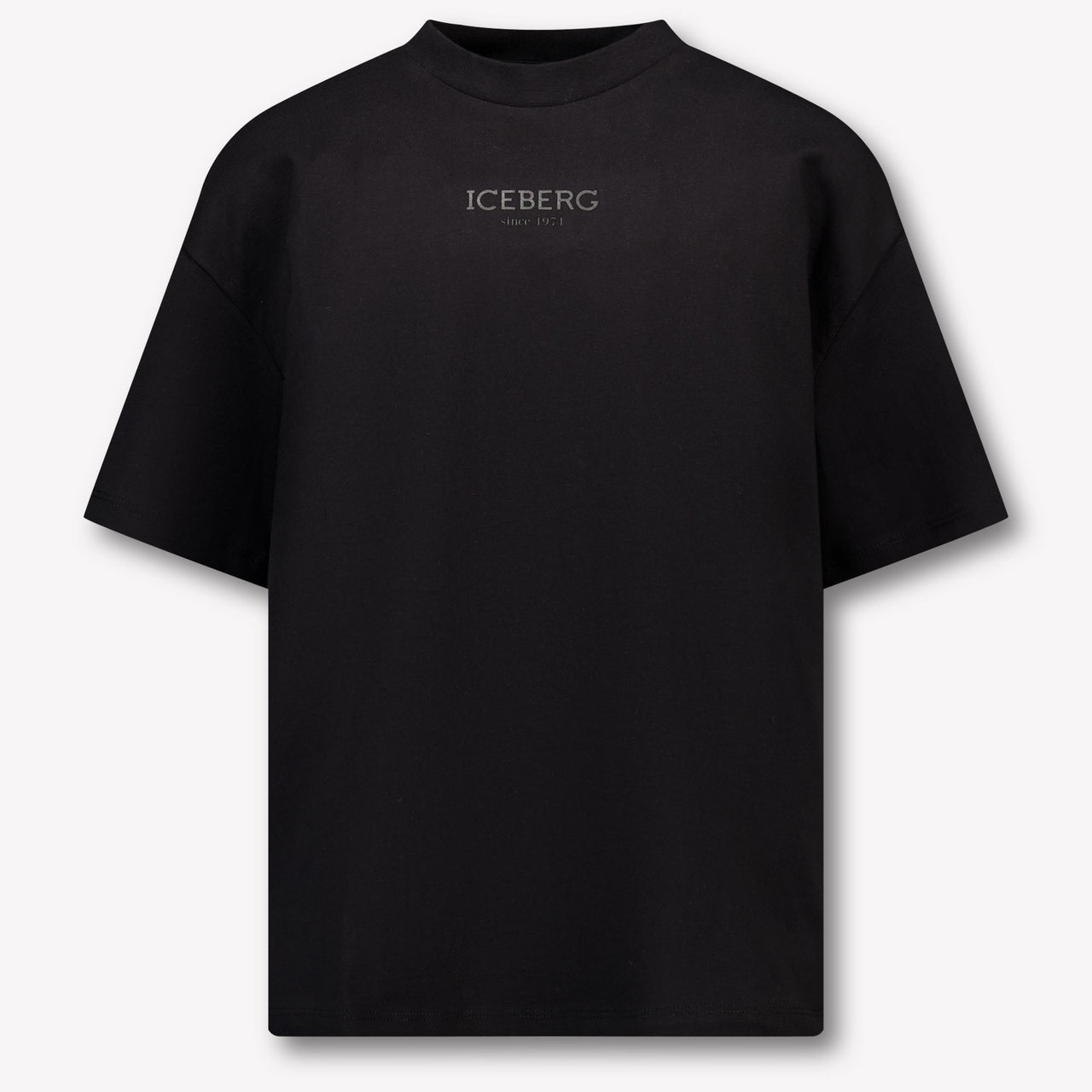 Iceberg Enfant Garçons T-shirt Noir