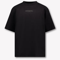 Iceberg Enfant Garçons T-shirt Noir