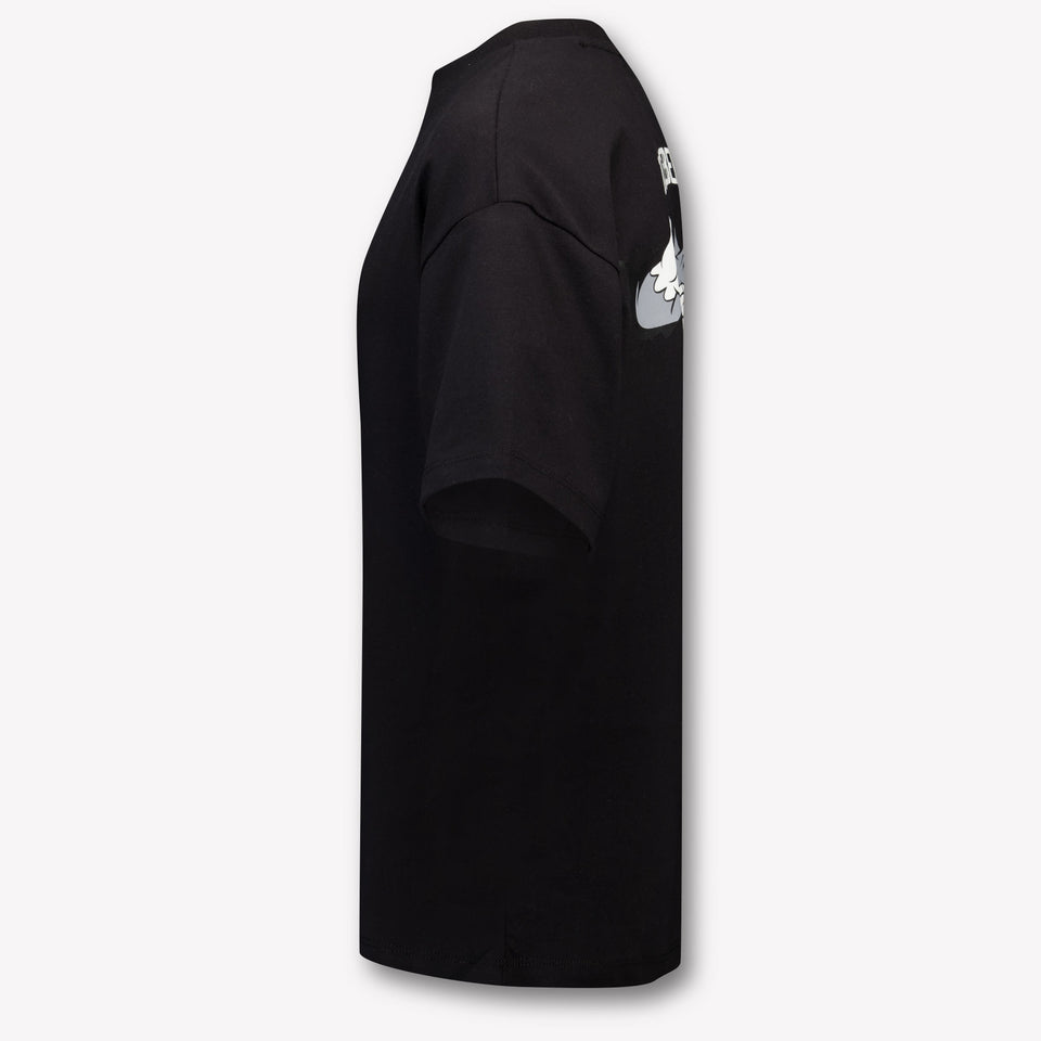 Iceberg Niño Chicos Camiseta en Negro