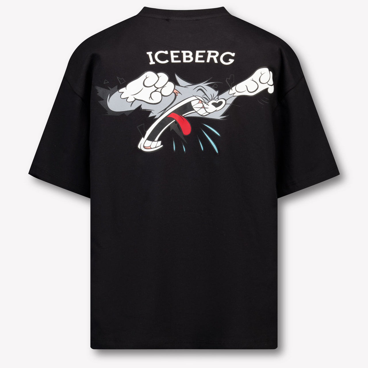 Iceberg Enfant Garçons T-shirt Noir