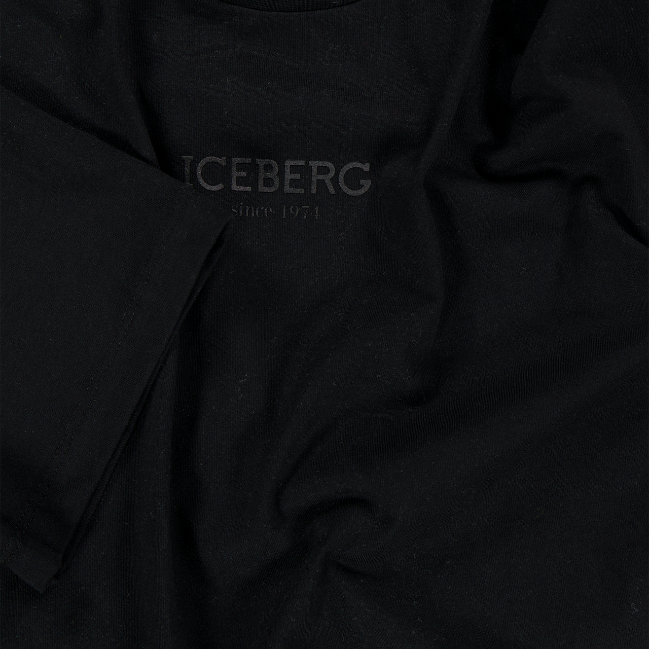 Iceberg Enfant Garçons T-shirt Noir
